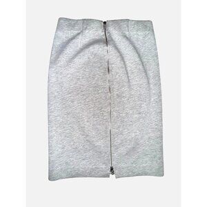 J.Crew Grey Pencil Skirt With Back Zip Small Sexy‎ Pinup Retro Classic Bodycon